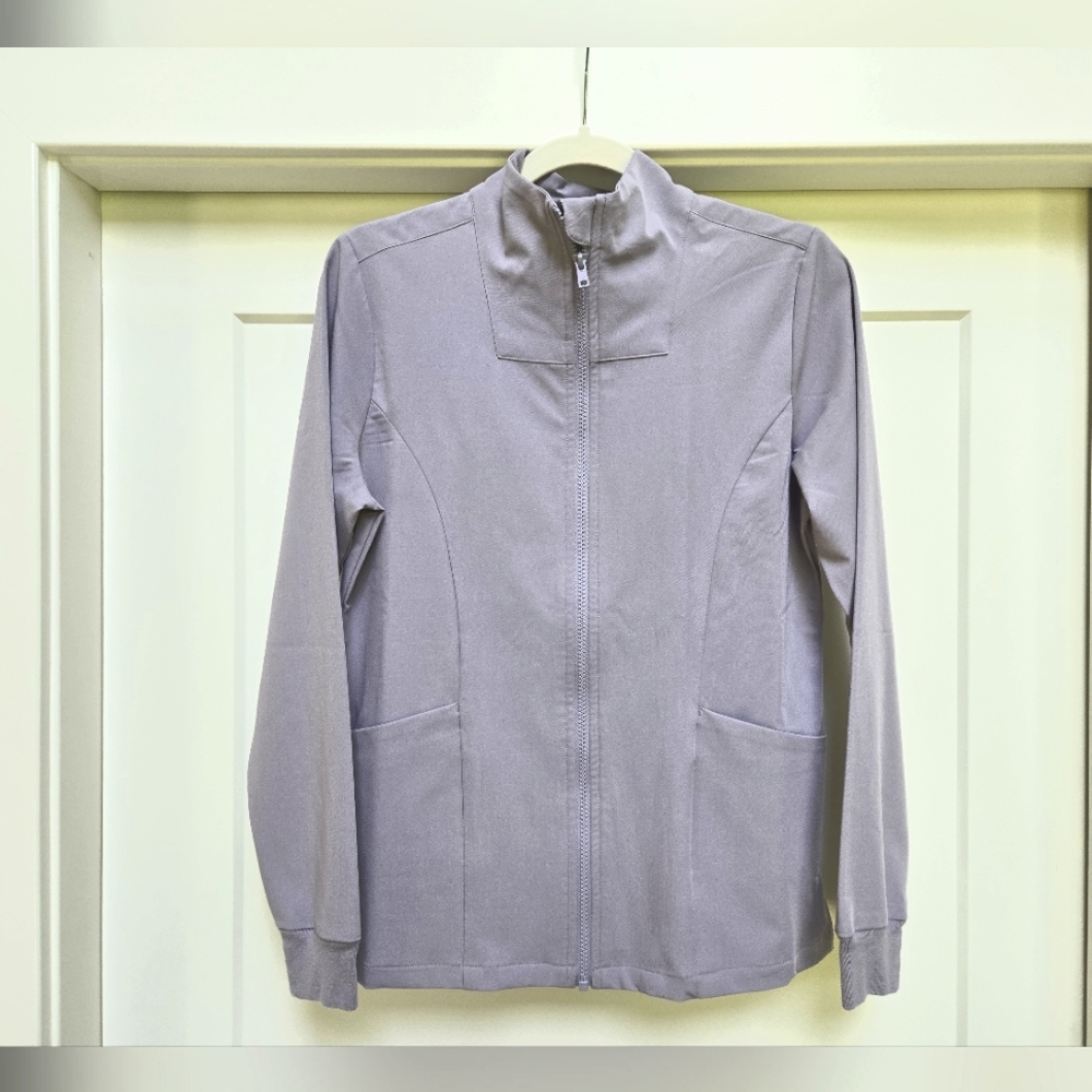 Mandala Ube Scrub Jacket